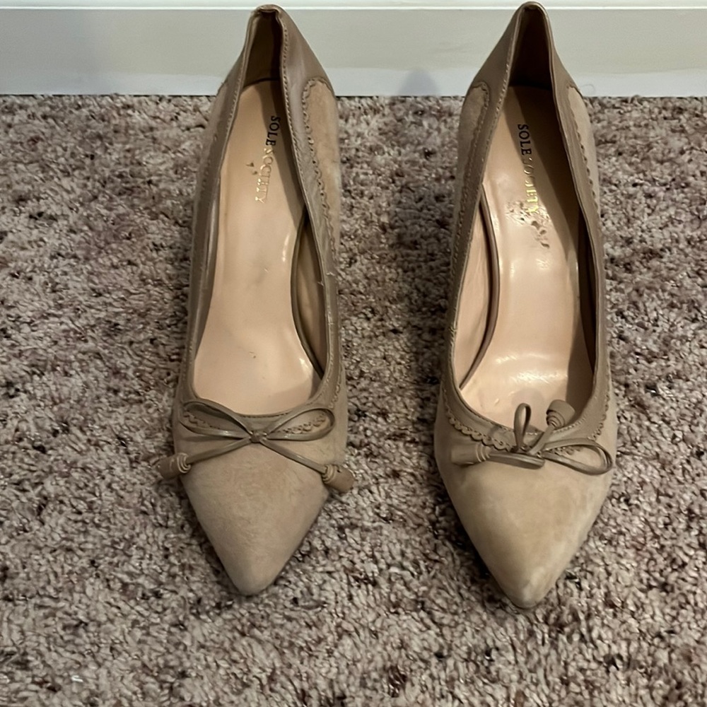 Sole Society Heels, Size 9.5, Color: Tan
